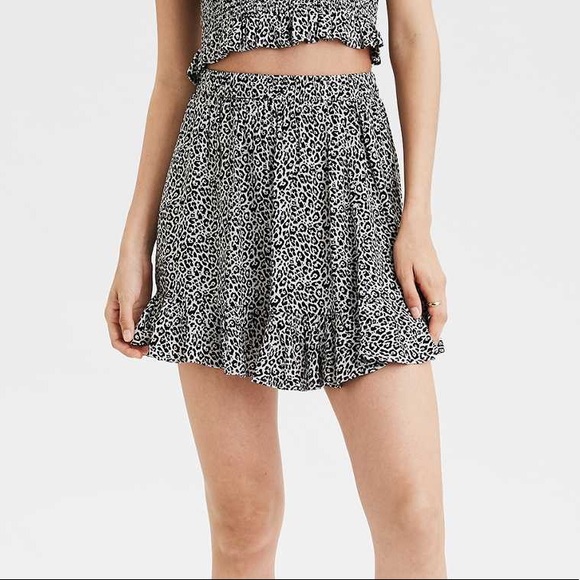 American Eagle Outfitters Dresses & Skirts - American Eagle High-Waisted Leopard Print Mini Skirt